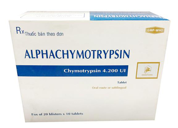 Alphachymotrypsin nên sử dụng như thế nào để đem lại hiệu quả và an toàn?