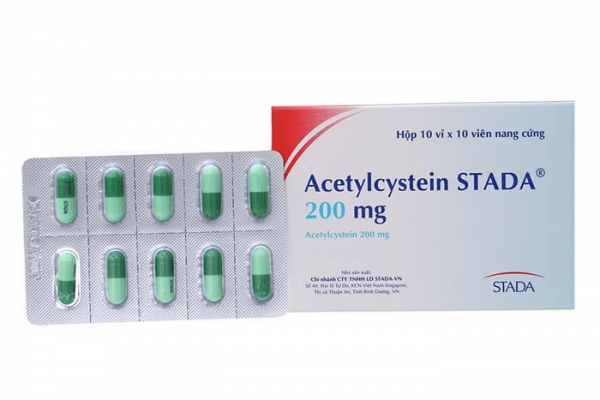 Công dụng của thuốc Acetylcystein