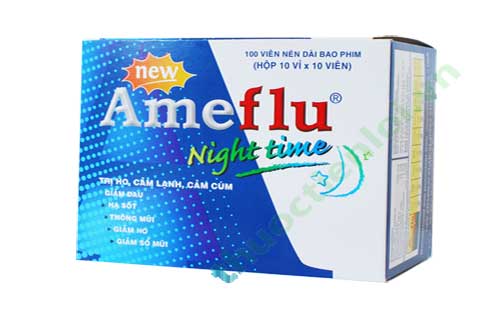 Trình dược viên tư vấn sử dụng thuốc Ameflu ban đêm